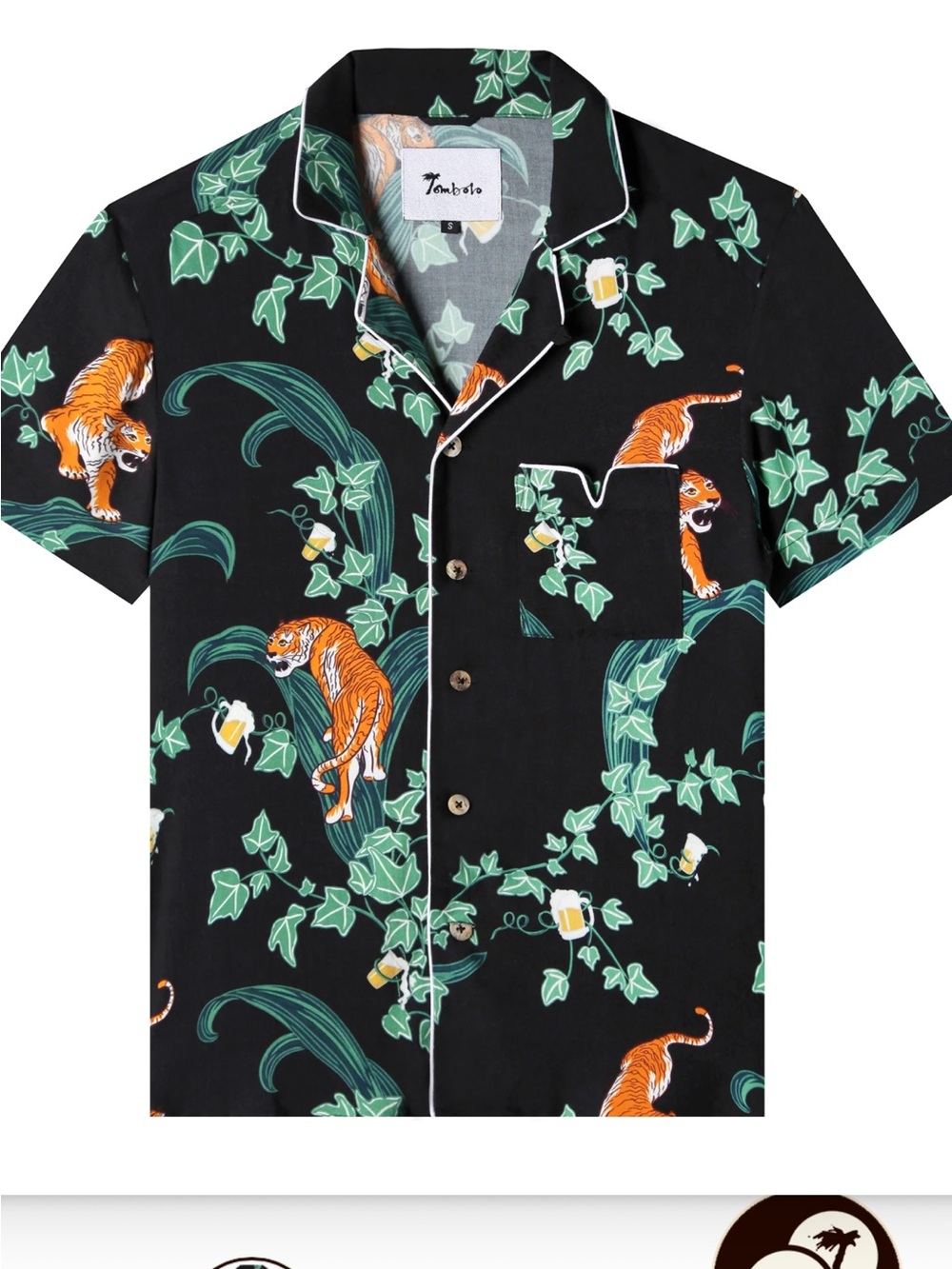 Crouching Tiger Hidden Beverage Tombolo Shirt